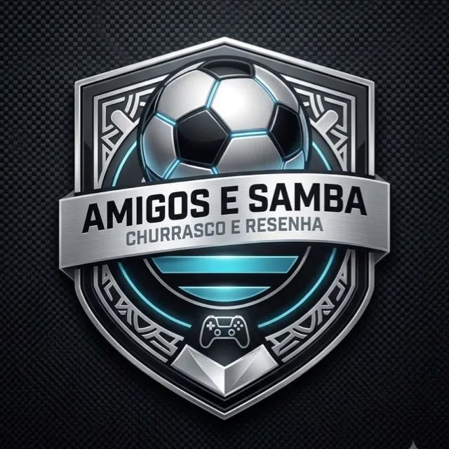 Logo de Amigos e Samba